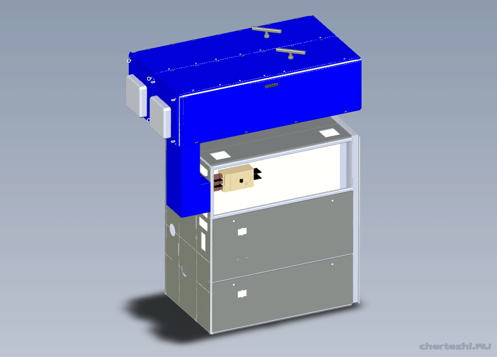 ВРУ на два ввода с секционированием и подводом к электрокотлу